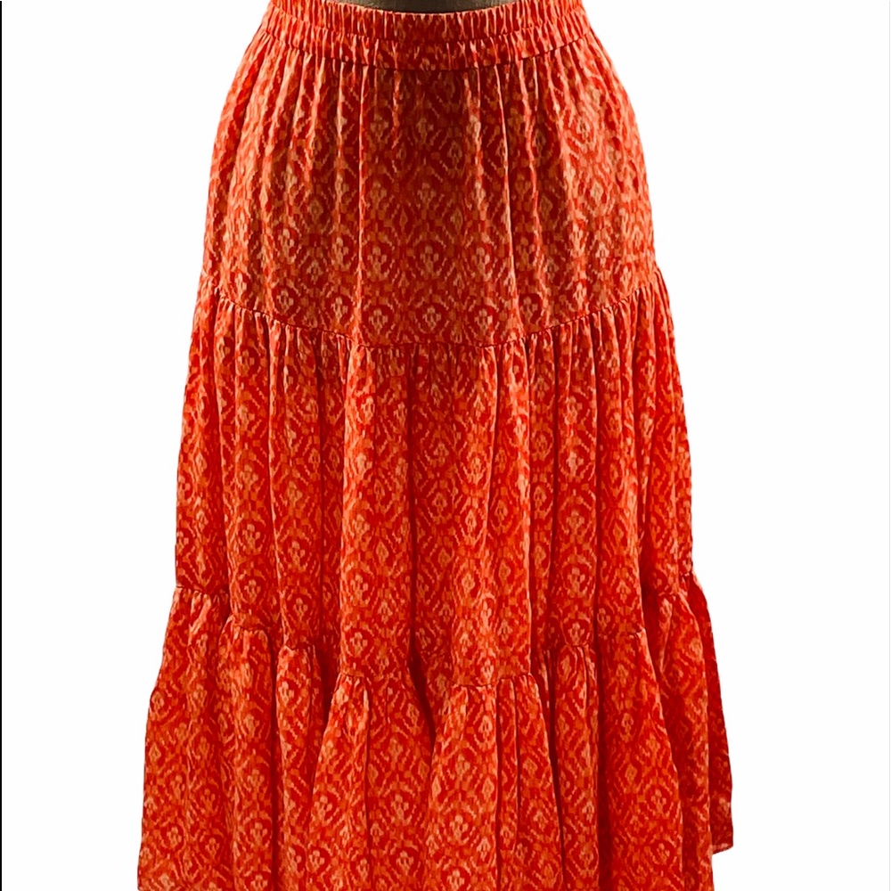 🛍️FLASH SALE🛍️Michael Michael Kors Silk Midi Maxi Skirt